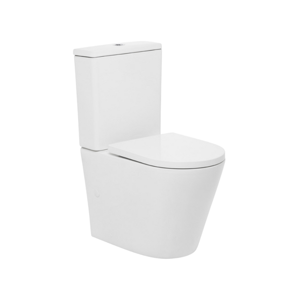 Johnson Suisse Venezia Compact Tornado Flush Back To Wall Suite Short Projection White