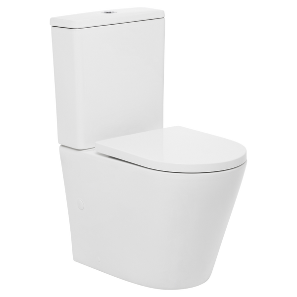 Johnson Suisse Venezia Compact Tornado Flush To Wall Suite Short Projection With Seat