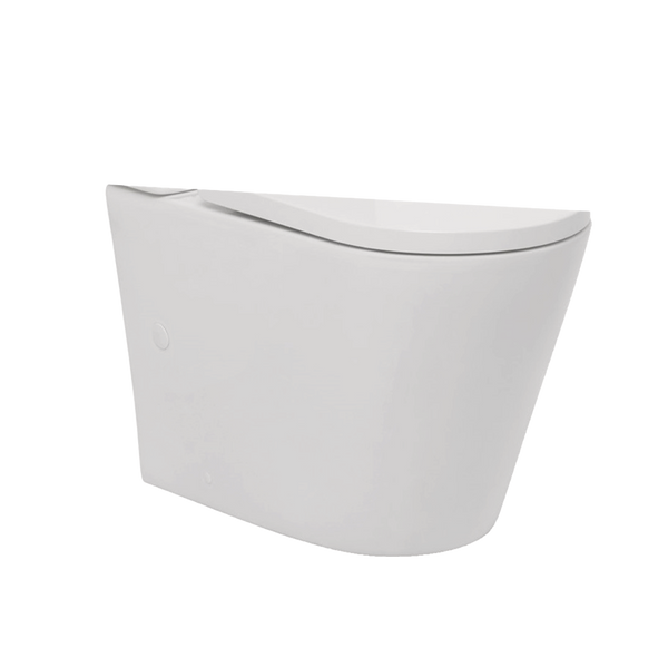 Johnson Suisse Venezia Comfort Flush to Wall Rimless Tornado Toilet Pan (Pan Only) White