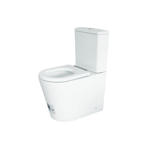 Johnson Suisse Venezia Comfort Tornado Flush Back to Wall Suite Comfort Height With Single Flap Seat White