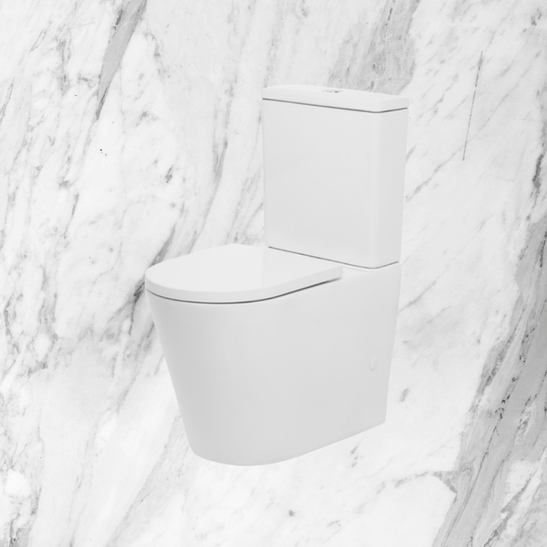 Johnson Suisse Venezia Comfort Height Tornado Flush to Wall Suite with Seat