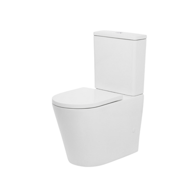 Johnson Suisse Venezia Comfort Height Tornado Flush to Wall Suite with Seat