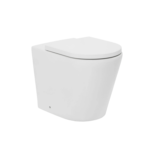 Johnson Suisse Venezia Wall Faced Rimless Pan With Seat