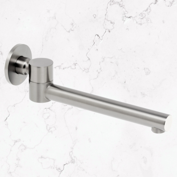Johnson Suisse Venezia Swivel Bath Spout Brushed Nickel II
