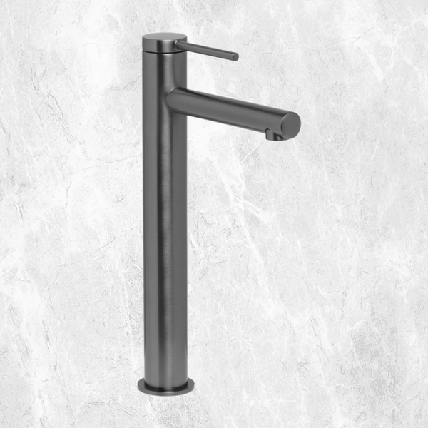 Johnson Suisse Venezia Extended Basin Mixer Gunmetal