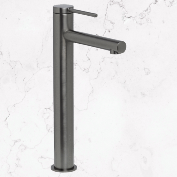 Johnson Suisse Venezia Extended Basin Mixer Gunmetal Lead Free