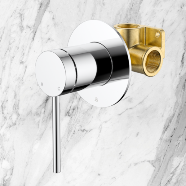 Johnson Suisse Venezia Shower Mixer Complete Kit Chrome