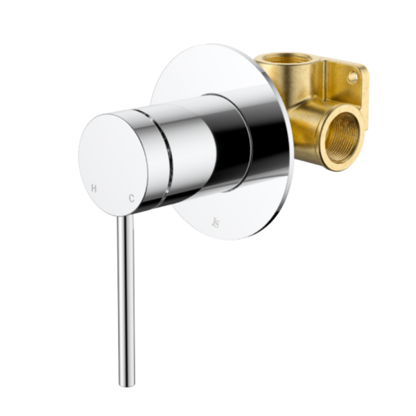 Johnson Suisse Venezia Shower Mixer Complete Kit Chrome