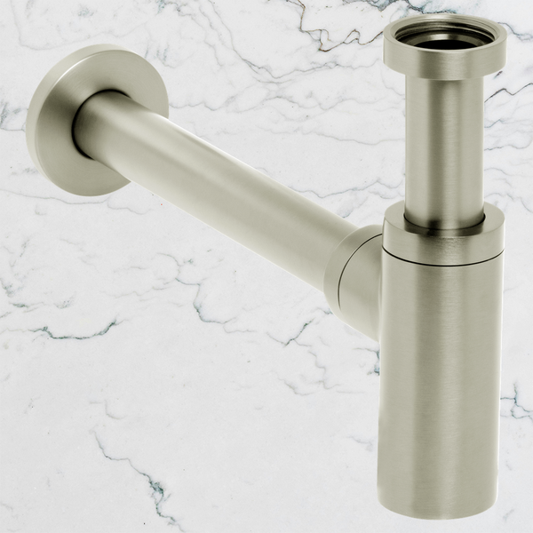 Johnson Suisse Venezia Bottle Trap Brushed Nickel