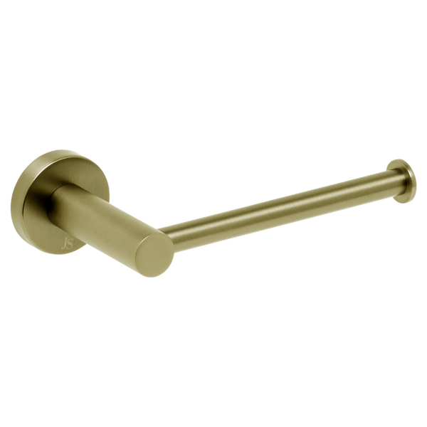 Johnson Suisse Venezia Toilet Roll Holder Brushed Brass Gold
