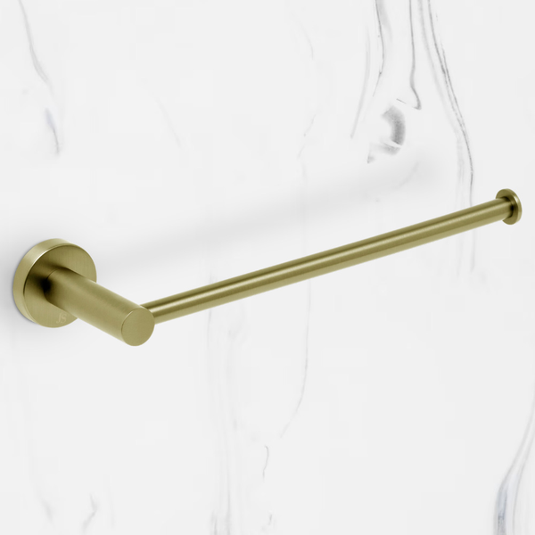 Johnson Suisse Venezia Towel Holder Brushed Brass Gold
