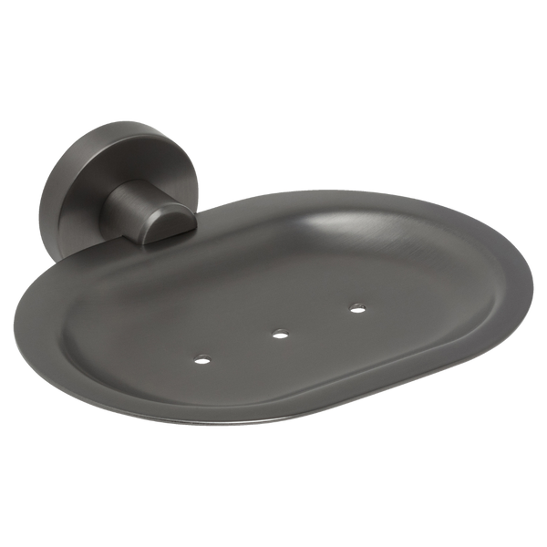 Johnson Suisse Venezia Soap Dish Brushed Gunmetal