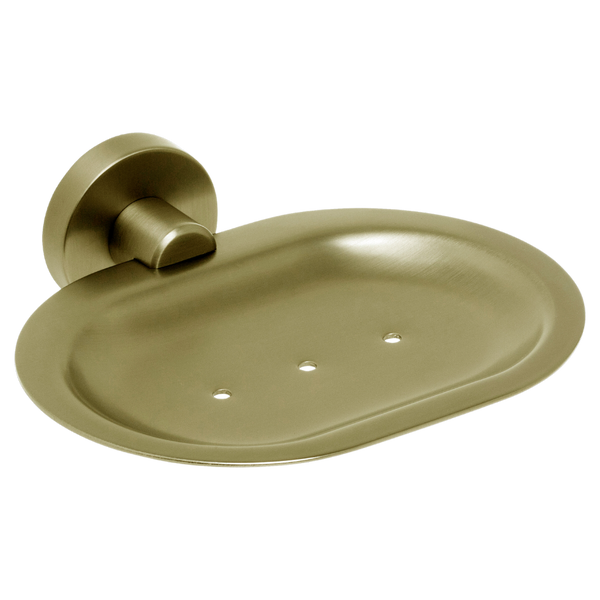 Johnson Suisse Venezia Soap Dish Brushed Brass Gold