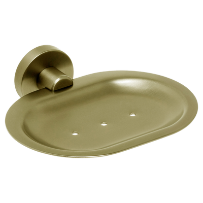 Johnson Suisse Venezia Soap Dish Brushed Brass Gold