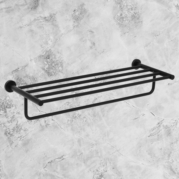 Johnson Suisse Venezia Towel Rack Matte Black