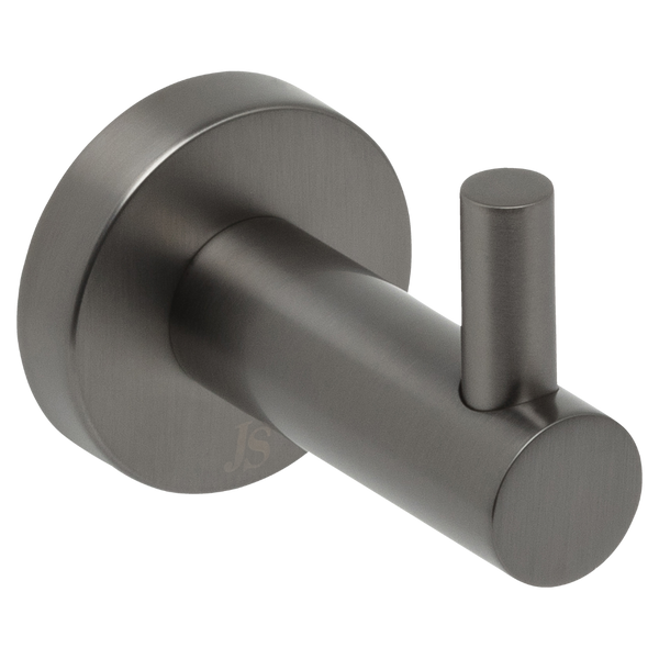 Johnson Suisse Venezia Robe Hook Brushed Gunmetal