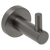 Johnson Suisse Venezia Robe Hook Brushed Gunmetal