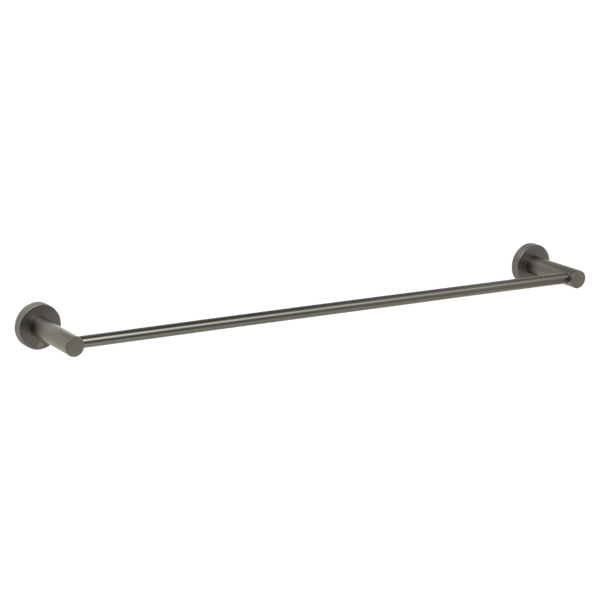 Johnson Suisse Venezia Single Towel Rail 600mm Brushed Gunmetal
