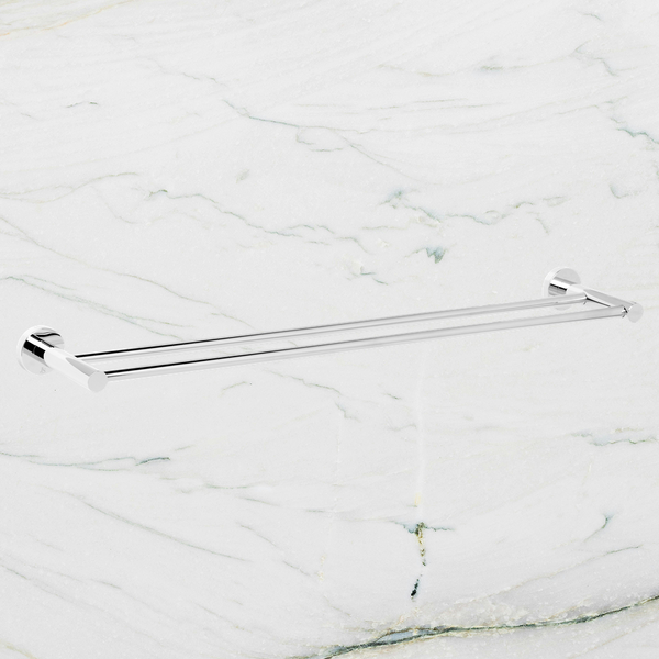 Johnson Suisse Venezia Double Towel Rail 600mm Chrome