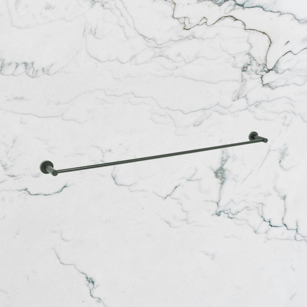 Johnson Suisse Venezia Single Towel Rail 900mm Brushed Gunmetal