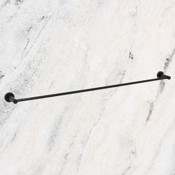 Johnson Suisse Venezia Single Towel Rail 900mm Matte Black