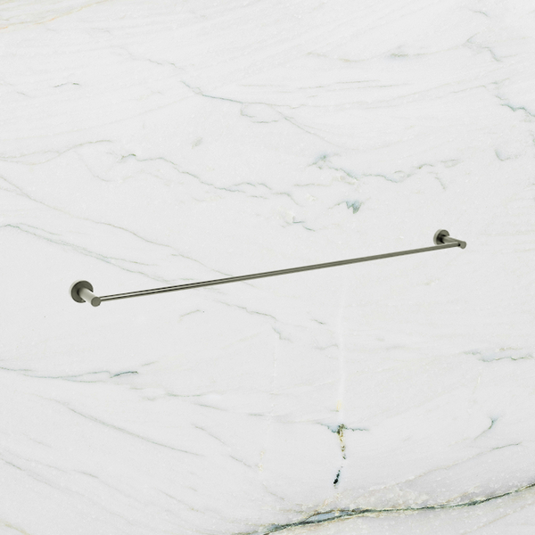 Johnson Suisse Venezia Single Towel Rail 900mm Brushed Nickel
