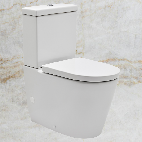 Johnson Suisse Venezia Ambulant Back To Wall Rimless Toilet Suite With Seat
