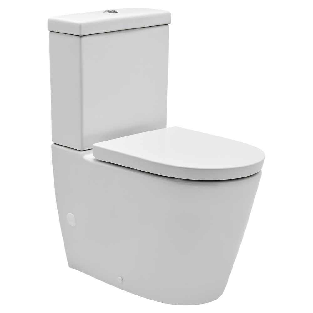 Product Features Modern style flush to wall vitreous china toilet suite Ambulant compliant (AS1428.1 2021) Efficient rimless design for hygienic flushing Cistern has a concealed, back-entry water inlet with soft-close, quick release toilet seat P or S Trap configuration installation with variable S Trap pan connector -