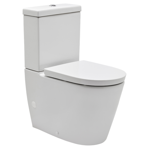 Johnson Suisse Venezia Ambulant Back To Wall Rimless Toilet Suite With Seat