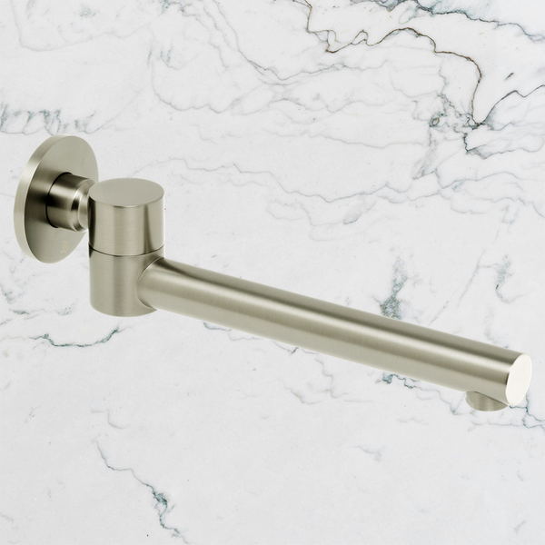 Johnson Suisse Venezia Swivel Bath Spout Brushed Nickel