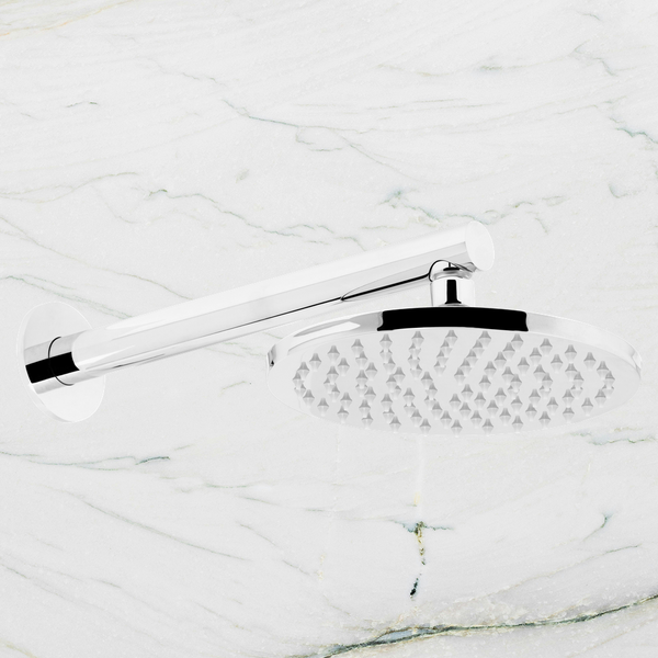 Johnson Suisse Venezia Overhead Rain Shower With 300mm Wall Arm Chrome