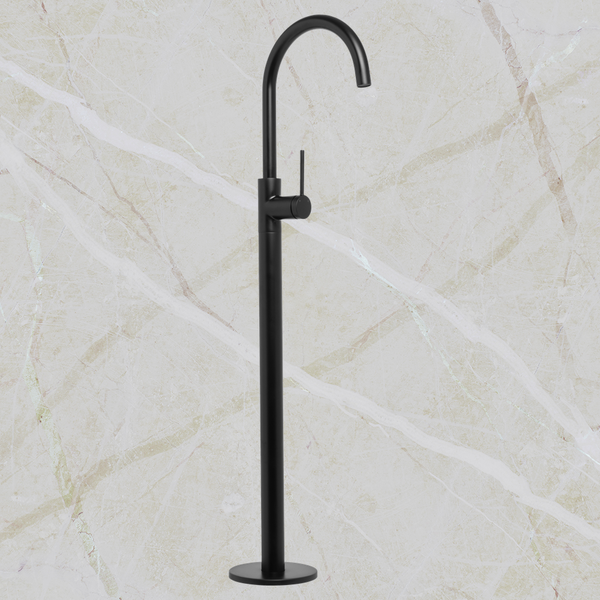 Johnson Suisse Venezia Freestanding Bath Filler Matte Black