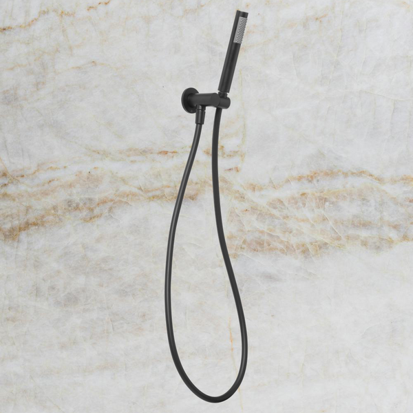Johnson Suisse Venezia Hand Shower With Wall Bracket Matte Black