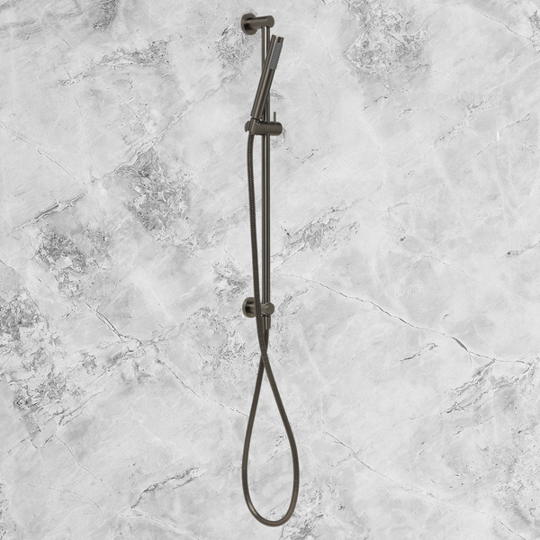 Johnson Suisse Venezia Rail Shower Brushed Gunmetal