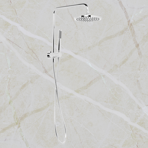 Johnson Suisse Venezia Short Twin Shower Chrome