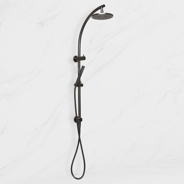 Johnson Suisse Venezia Twin Shower Brushed Gunmetal