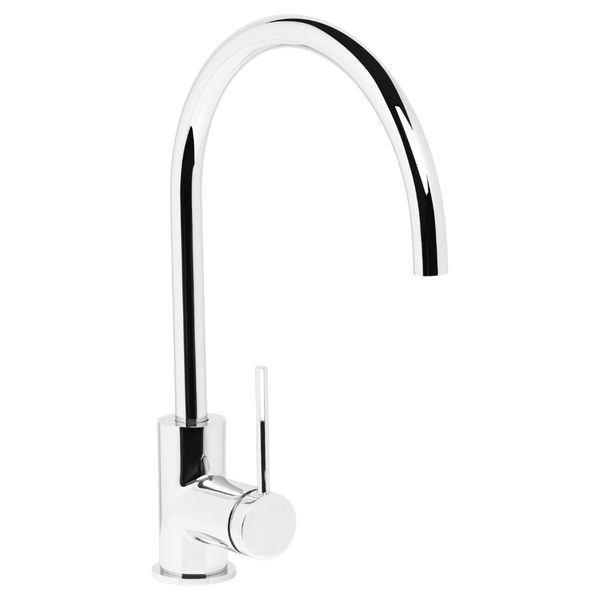 Johnson Suisse Venezia Gooseneck Sink Mixer Chrome