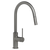 Johnson Suisse Venezia Gooseneck Pull Out Sink Mixer Brushed Gunmetal