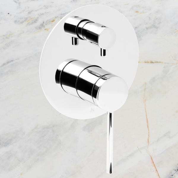 Johnson Suisse Venezia Shower Mixer With Diverter Chrome