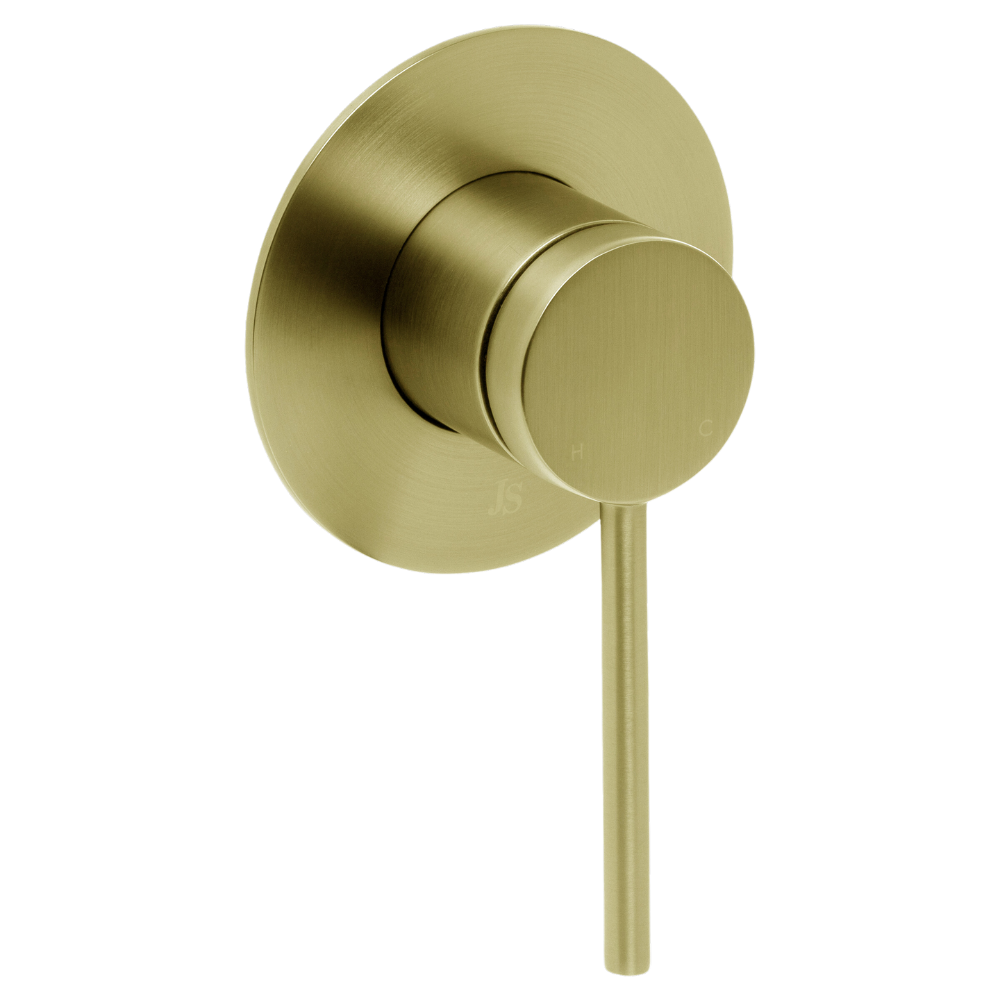 Johnson Suisse Venezia Shower Mixer Brushed Brass Gold – Buildmat