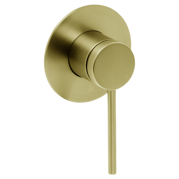 Johnson Suisse Venezia Shower Mixer Brushed Brass Gold