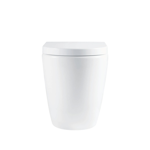 Fienza Alix Ambulant Wall-Faced Toilet Suit (Pan and Seat and GEBERIT Sigma In-Wall Cistern) Gloss White