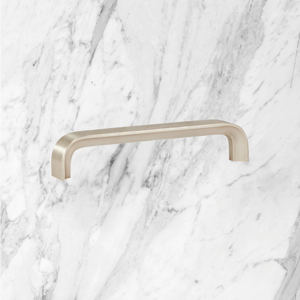 Momo Handles Kempten D Handle 160mm Brushed Nickel