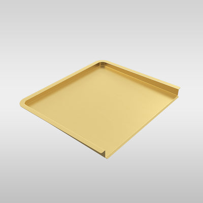 Aiden Portable Drain Board Brushed Brass Gold