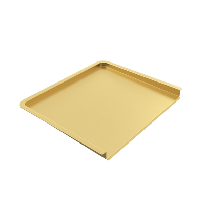 Aiden Portable Drain Board Brushed Brass Gold