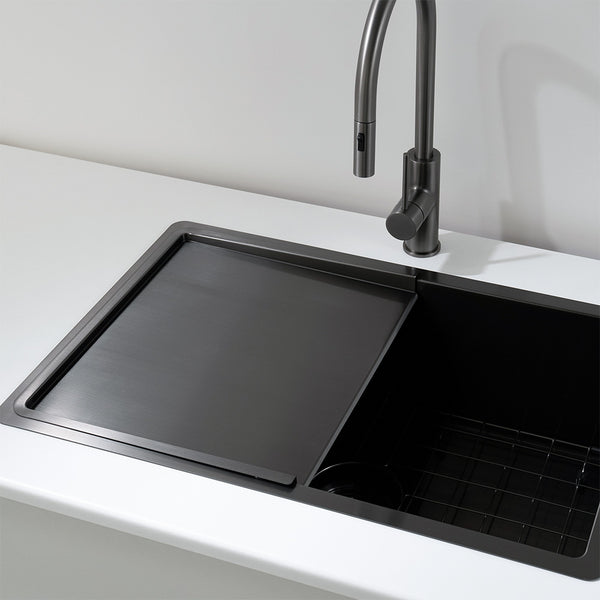 Alma Aiden Portable Drain Board Brushed Gunmetal