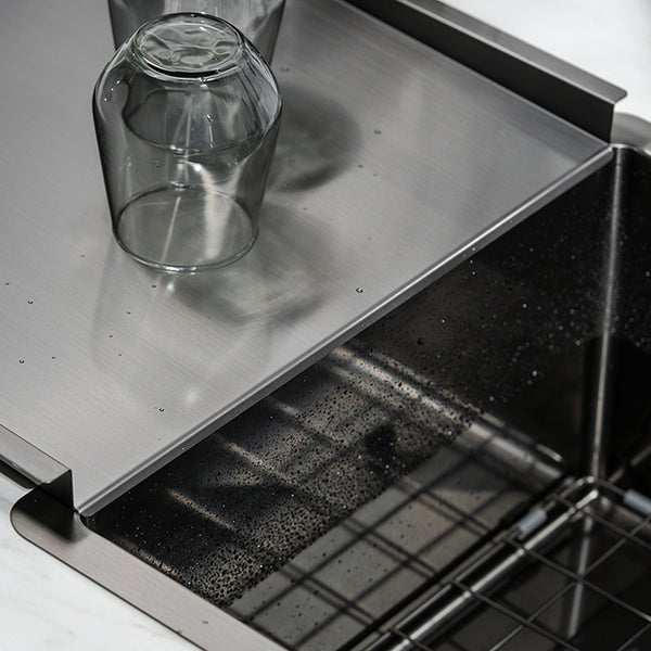 Alma Aiden Portable Drain Board Brushed Gunmetal