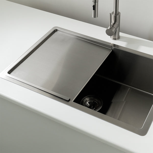 Alma Aiden Portable Drain Board Brushed Stainless Steel