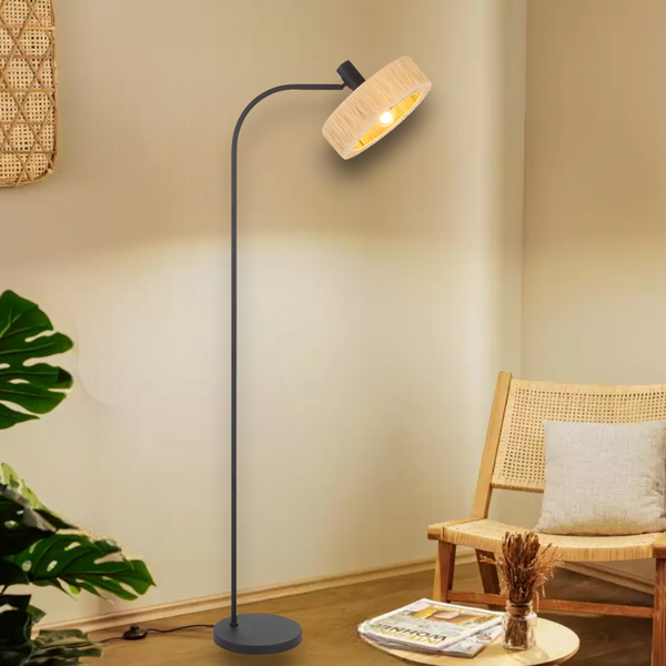 Telbix Katrin Floor Lamp Black