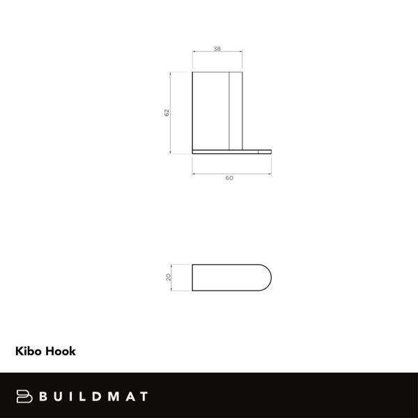 Arcisan Kibo Hook Brushed Gunmetal